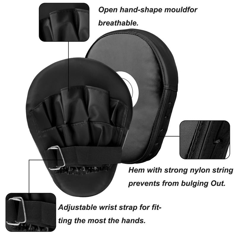 Get Your Game On! 🥊 1 or 2 PCS Thickened PU Boxing Mitts - Perfect for Youth Training, Punching, and Martial Arts! 💪 #Boxing #TrainingGear